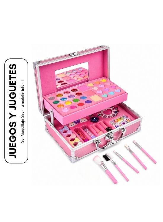 SET MAQUILLAJE SIRENITA MALETÍN INFANTIL - 1
