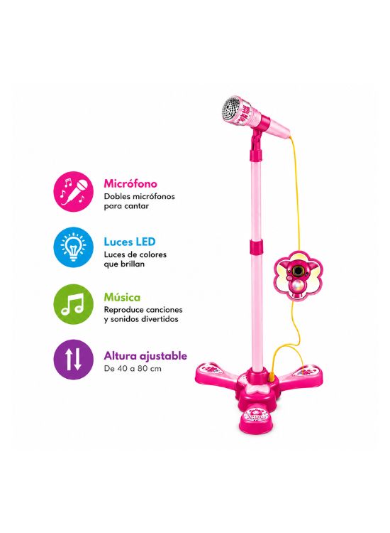 MICRÓFONO CON SOPORTE AJUSTABLE MY MUSIC WORLD - 2