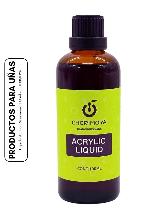 LÍQUIDO ACRÍLICO MONÓMERO 100 ML - CHERIMOYA - 1