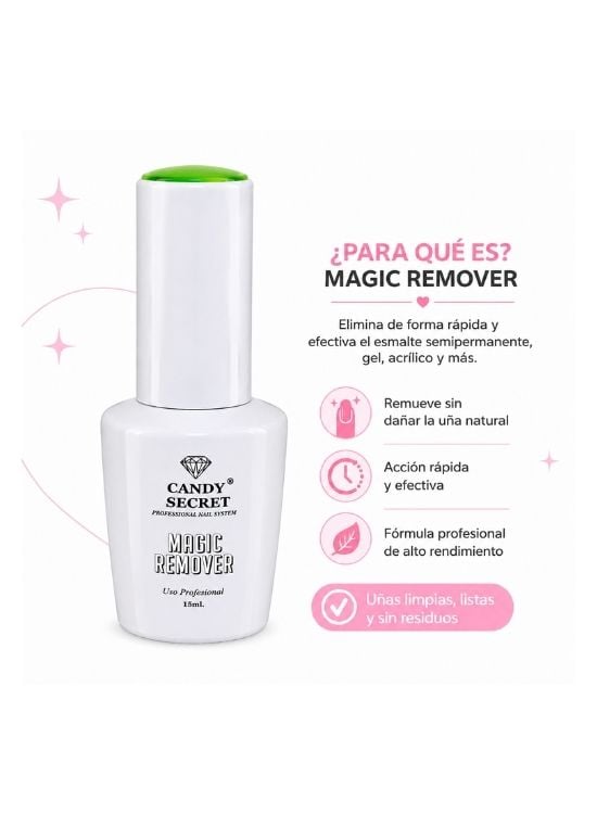 REMOVEDOR MÁGICO DE ESMALTE - CANDY SECRET - 2