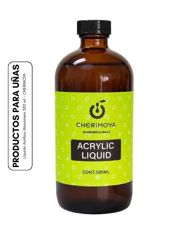 LÍQUIDO ACRÍLICO MONÓMERO 500 ML - CHERIMOYA - 1