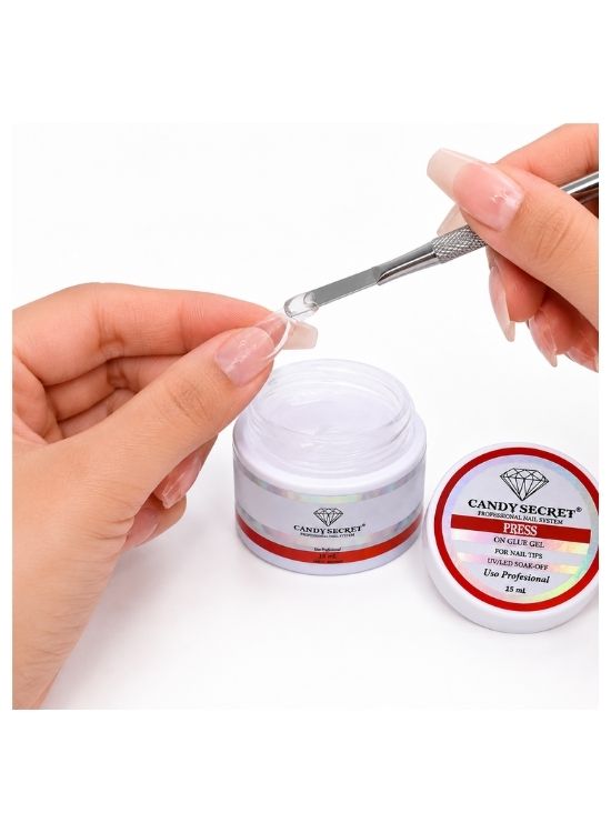 PRESS ON GLUE GEL UV/LED DE 15 ML -CANDY SECRET - 3