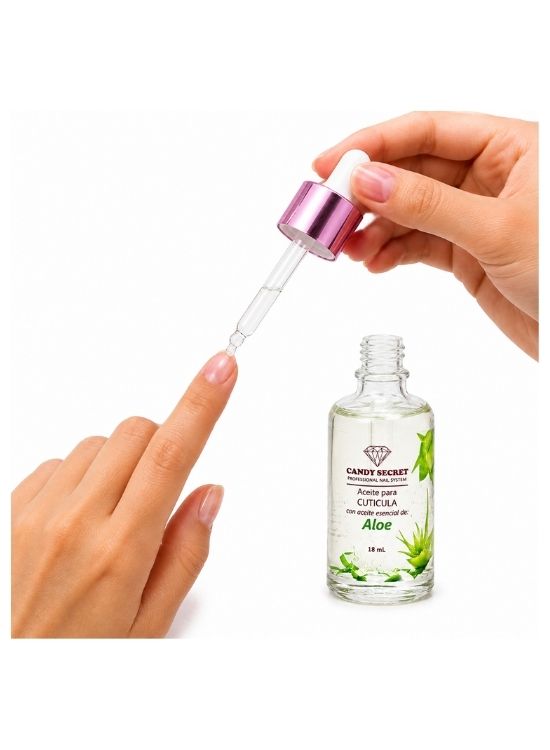 ACEITE PARA CUTÍCULAS CON ESENCIA DE ALOE - CANDY SECRET - 3
