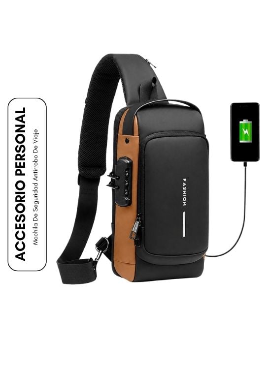 MOCHILA DE SEGURIDAD ANTIRROBO DE VIAJE - 1