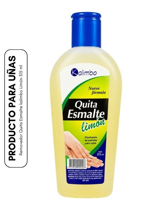 REMOVEDOR QUITA ESMALTE KALIMBO LIMÓN 315 ML - 1