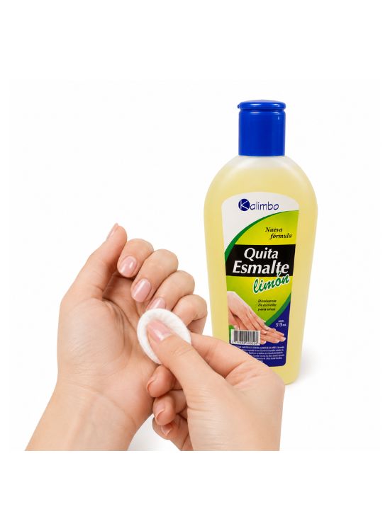 REMOVEDOR QUITA ESMALTE KALIMBO LIMÓN 315 ML - 3