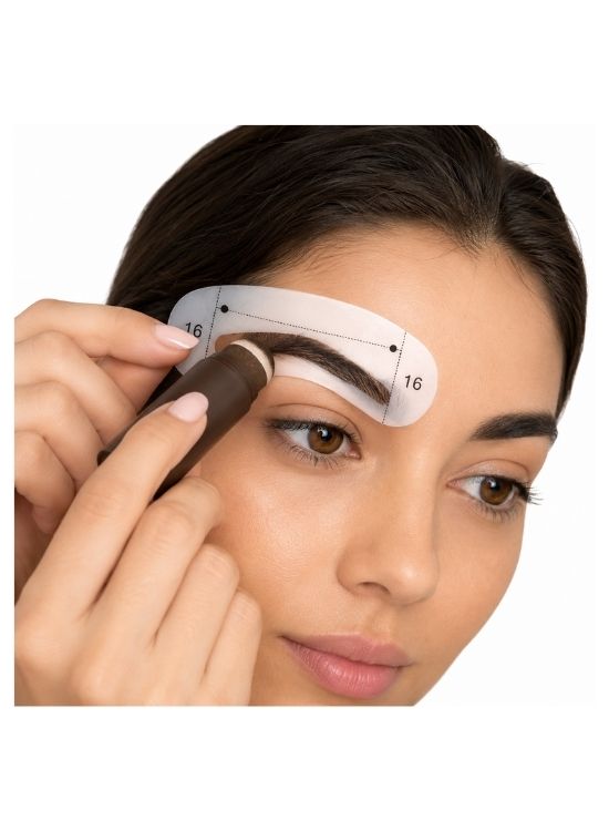 KIT DE SOMBRAS PARA CEJAS CON SELLO Y PLANTILLAS - 3