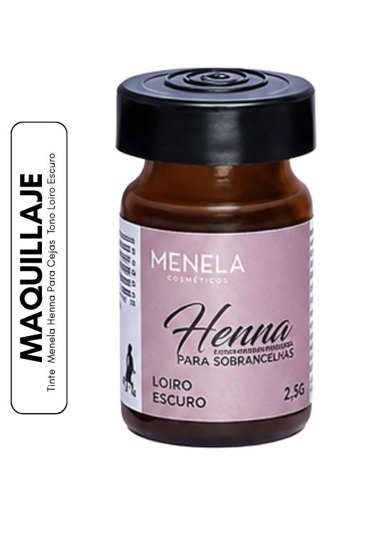 TINTE MENELA HENNA PARA CEJAS TONO LOIRO ESCURO - 1