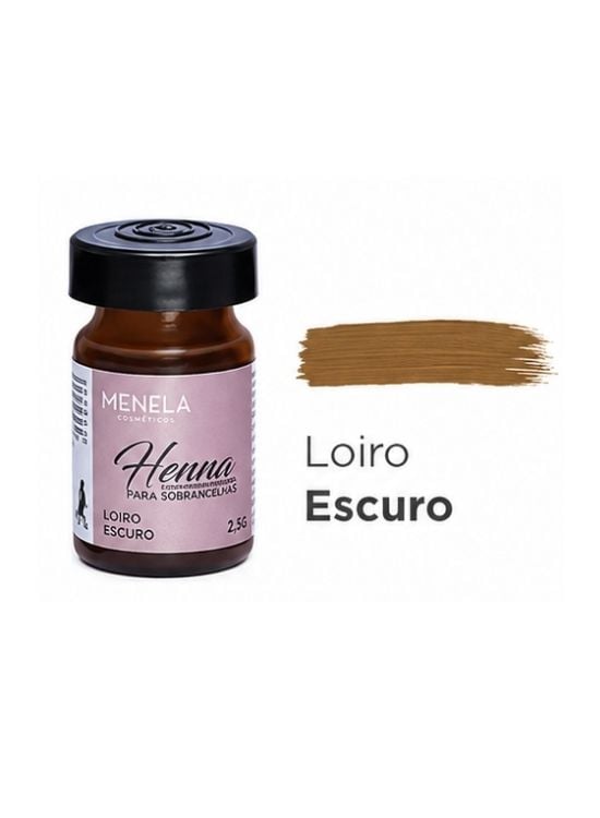 TINTE MENELA HENNA PARA CEJAS TONO LOIRO ESCURO - 2