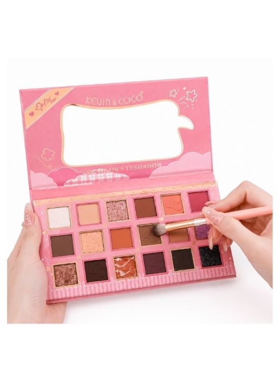 PALETA DE SOMBRAS PARA OJOS DE 18 COLORES KEVIN Y COCO - 3