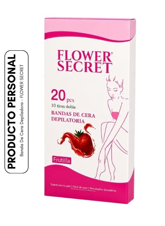 BANDA DE CERA DEPILADORA - FLOWER SECRET - 1