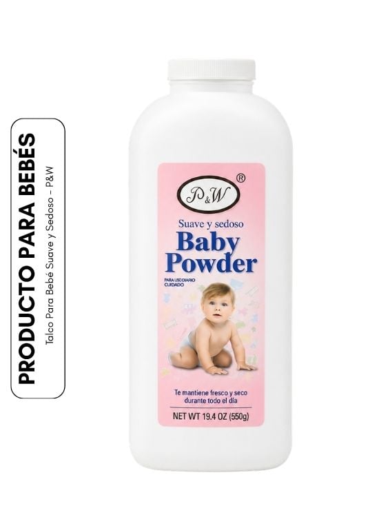 TALCO PARA BEBÉ SUAVE Y SEDOSO - PYW - 1