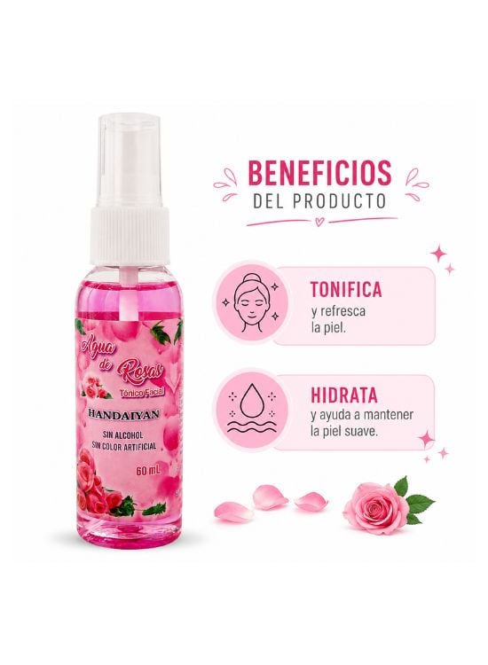 AGUA DE ROSAS TÓNICO FACIAL -HANDAIYAN - 4