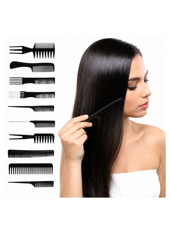 SET DE 10 PEINES PROFESIONAL TO BARBER - 3