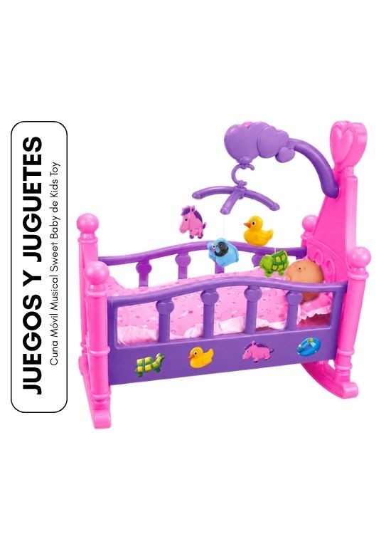 CUNA MÓVIL MUSICAL SWEET BABY DE KIDS TOY - 1
