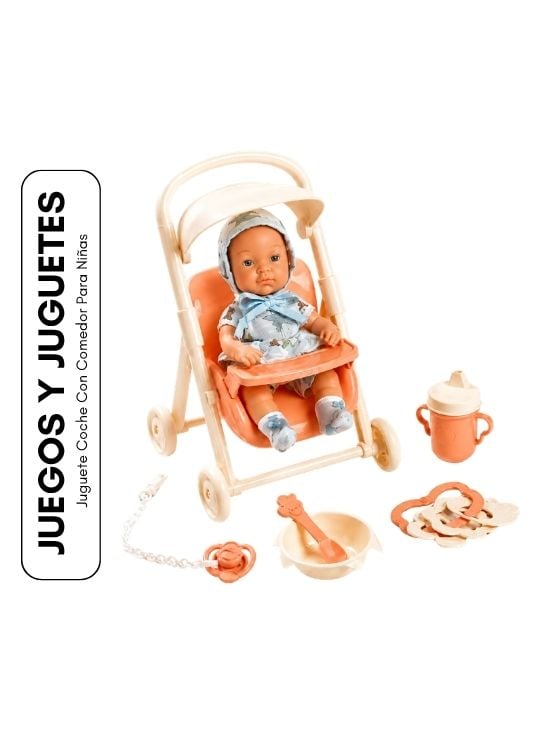 JUGUETE COCHE CON COMEDOR PARA NIÑAS - 1