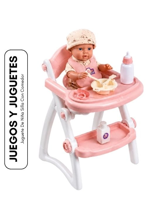JUGUETE DE NIÑA SILLA CON COMEDOR - 1