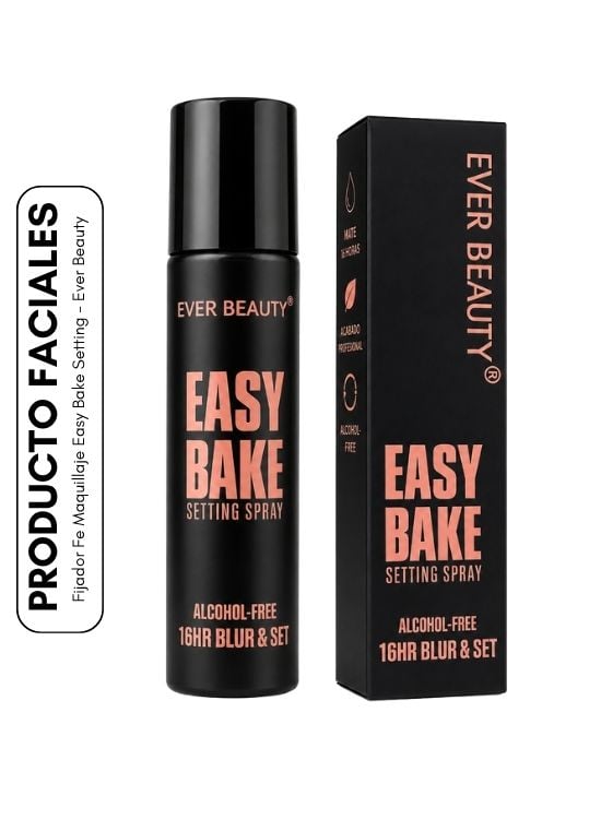FIJADOR FE MAQUILLAJE EASY BAKE SETTING - EVER BEAUTY - 1