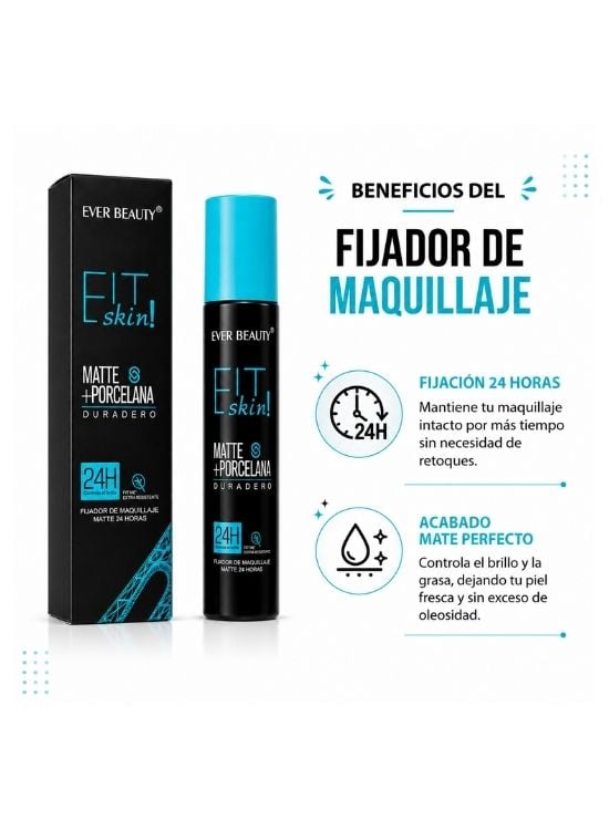FIJADOR DE MAQUILLAJE FIT SKIN MATTE + PORCELANA - 2