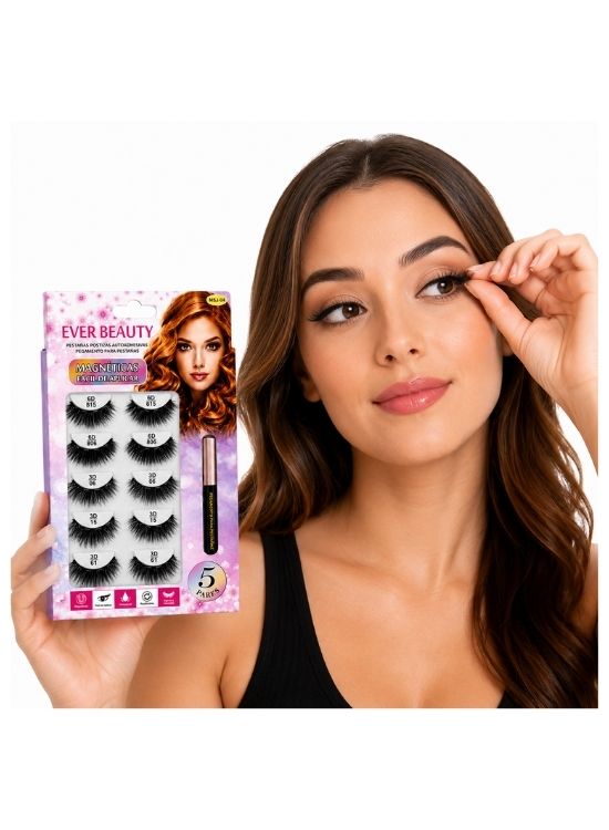 KIT DE PESTAÑAS MAGNÉTICAS #815 #806 #06 #15 #61 - EVER BEAUTY - 3