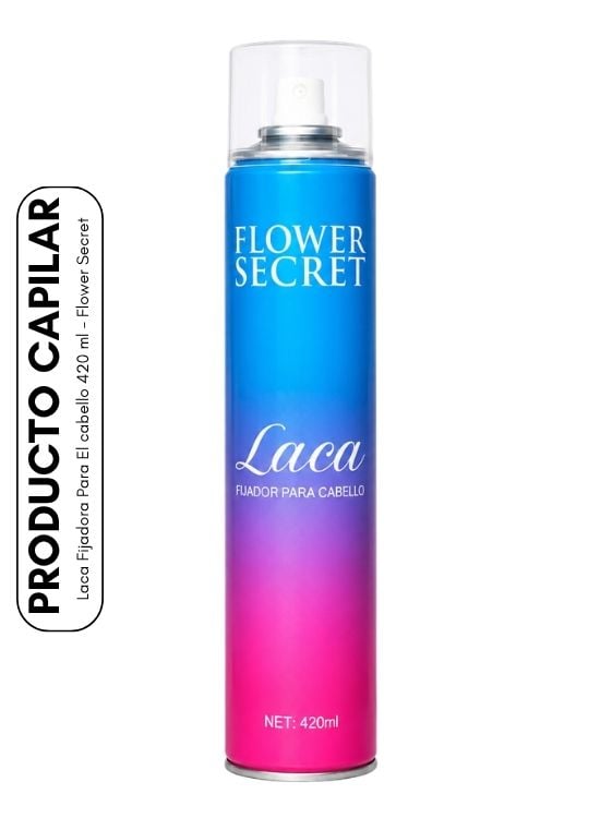 LACA FIJADORA PARA EL CABELLO 420 ML - FLOWER SECRET - 1