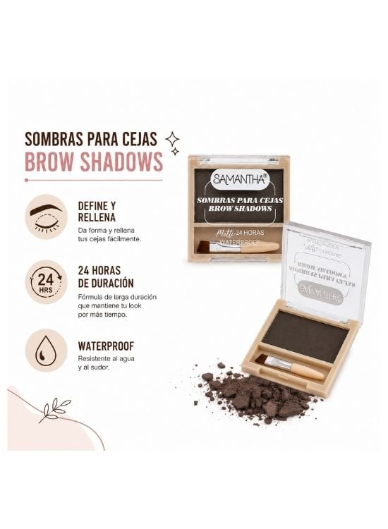 SOMBRA DE CEJAS MATE BROW SHADOWS TONO 04 - SAMANTHA - 2