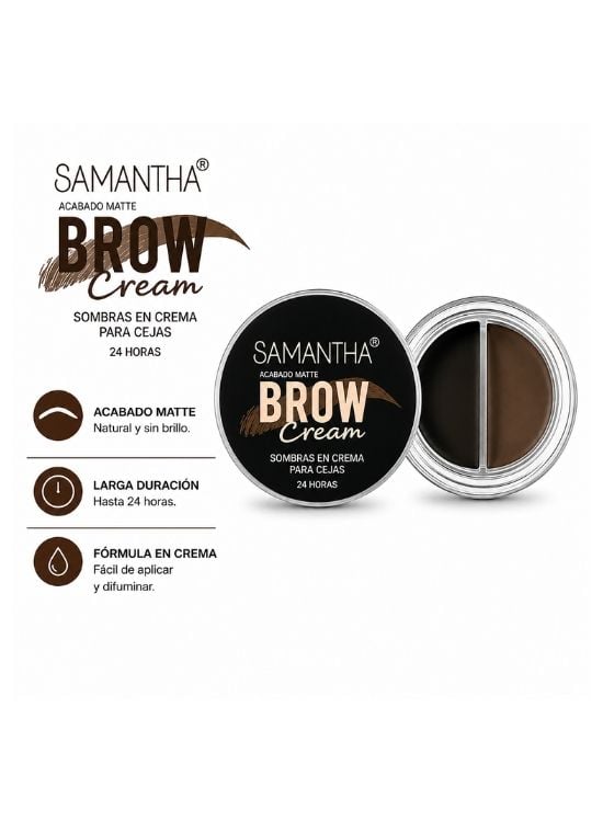 SOMBRA EN CREMA PARA CEJAS MATTE TONO 03 - SAMANTHA - 2