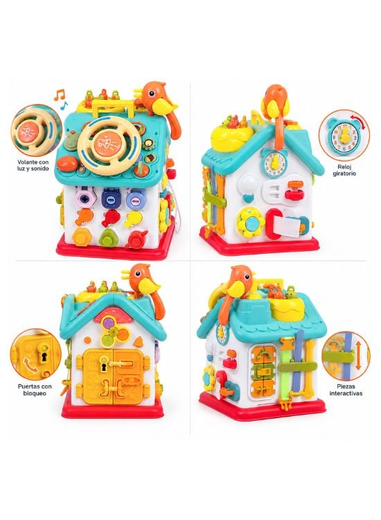 PUZZLE BUSY HOUSE CASITA MULTIFUNCIONAL DIDÁCTICA - 2