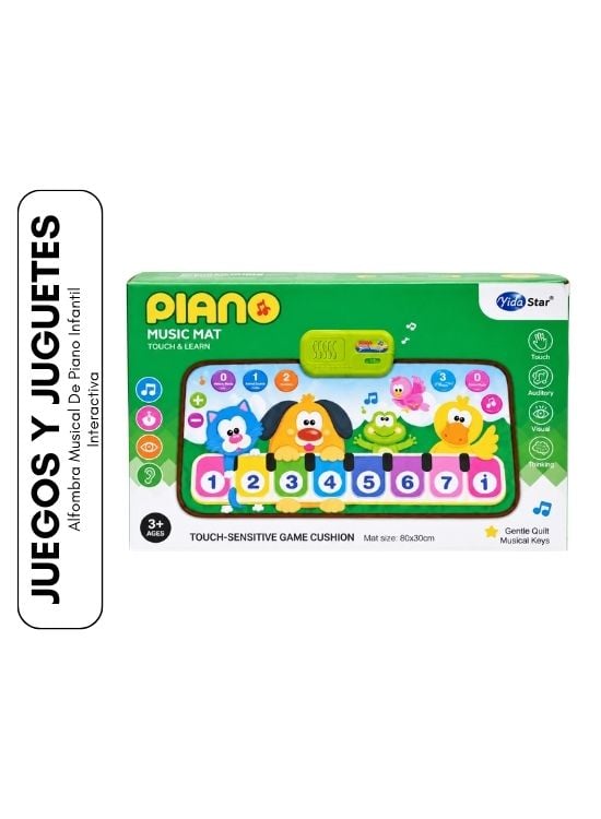ALFOMBRA MUSICAL DE PIANO INFANTIL INTERACTIVA - 1