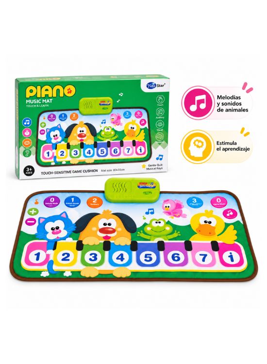 ALFOMBRA MUSICAL DE PIANO INFANTIL INTERACTIVA - 2