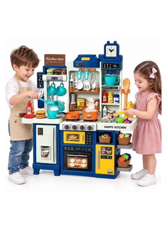 COCINA INFANTIL MULTIFUNCIONAL CON REFRIGERADOR Y ACCESORIOS - 3