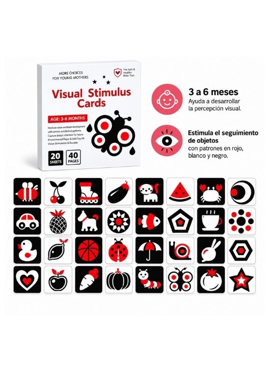 TARJETAS DE ESTIMULACIÓN VISUAL 3 A 6 MESES - 2