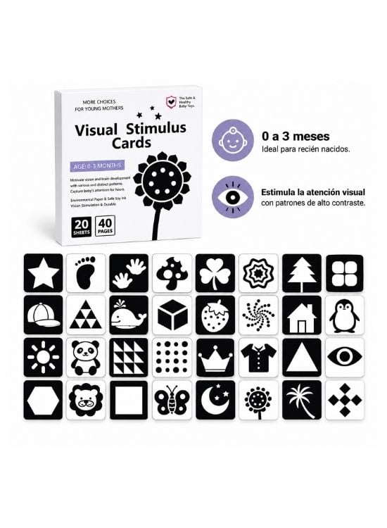 TARJETAS DE ESTIMULACIÓN VISUAL 0 A 3 MESES - 2