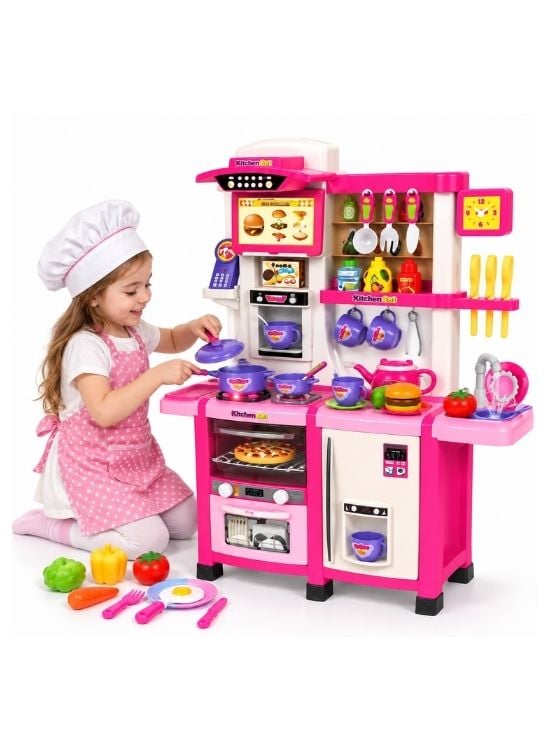 COCINA INFANTIL INTERACTIVA 66 PIEZAS CON LUZ, SONIDO Y AGUA - 3