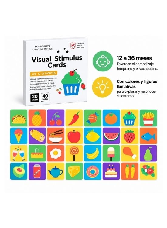 TARJETAS DE ESTIMULACIÓN VISUAL 12 A 36 MESES - 2