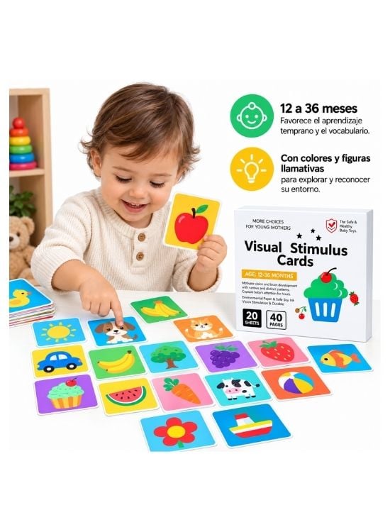 TARJETAS DE ESTIMULACIÓN VISUAL 12 A 36 MESES - 3