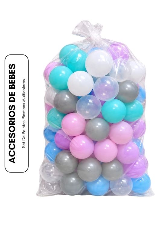 SET DE PELOTAS PLÁSTICAS MULTICOLORES - 1