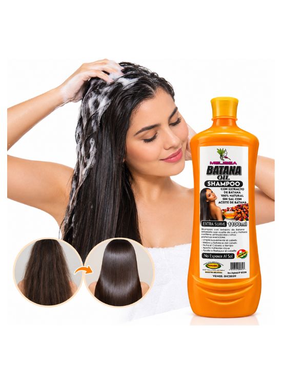 SHAMPOO CON ACEITE DE BATANA 1100 ML - MELISSA - 3