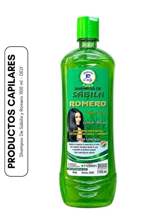 SHAMPOO DE SĂBILA Y ROMERO 1100 ML - DELY - 1