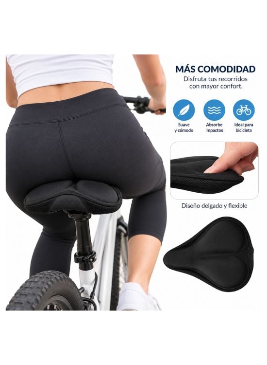 COJIN EN GEL PARA BICILETA CON FUNDA - 3