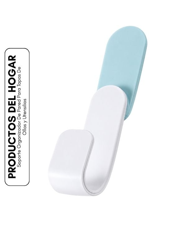 SOPORTE ORGANIZADOR DE PARED PARA TAPAS DE OLLAS Y UTENSILIOS - 1