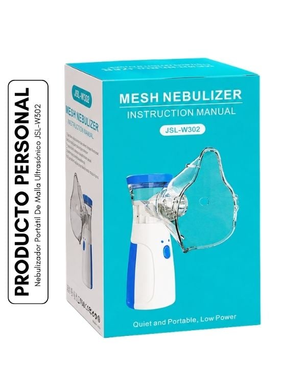 NEBULIZADOR PORTÁTIL DE MALLA ULTRASÓNICO JSL-W302 - 1