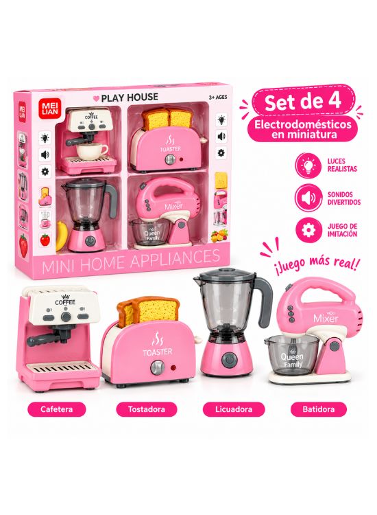 SET DE 4 MINI ELECTRODOMÉSTICOS DE JUGUETE - 2