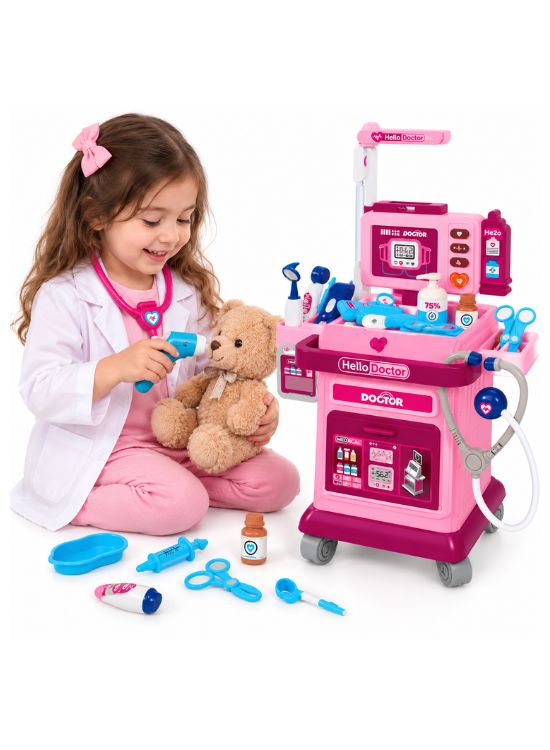 SET CARRITO MÉDICO INFANTIL DE SIMULACIÓN - 3
