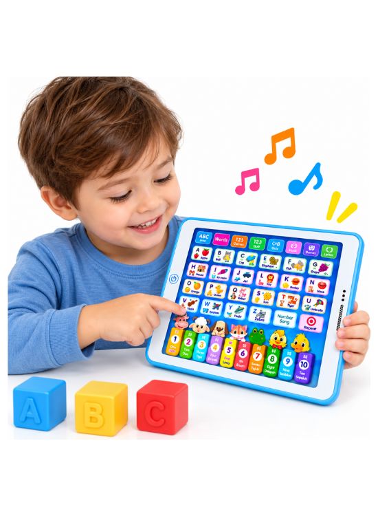 TABLET DIDÁCTICA INFANTIL INTERACTIVA AZUL - 3