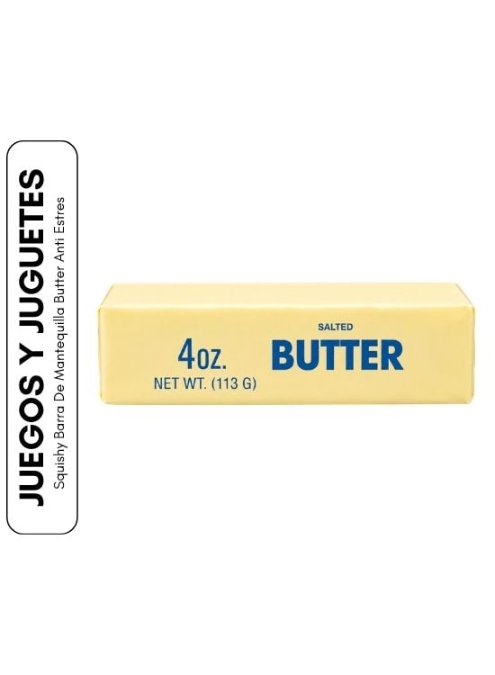 SQUISHY BARRA DE MANTEQUILLA BUTTER ANTI ESTRÉS - 1