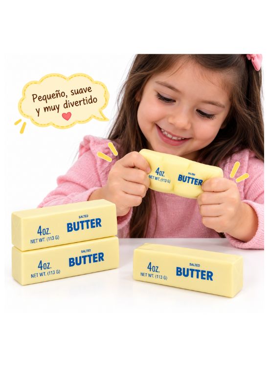 SQUISHY BARRA DE MANTEQUILLA BUTTER ANTI ESTRÉS - 3