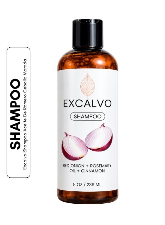 EXCALVO SHAMPOO ACEITE DE ROMERO CEBOLLA MORADA 200 ML - 1