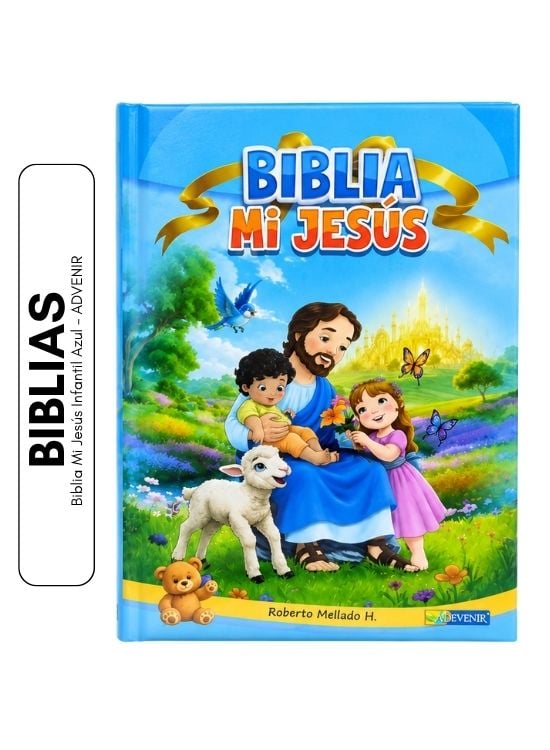 BIBLIA MI JESÚS INFANTIL AZUL – ADVENIR - 1