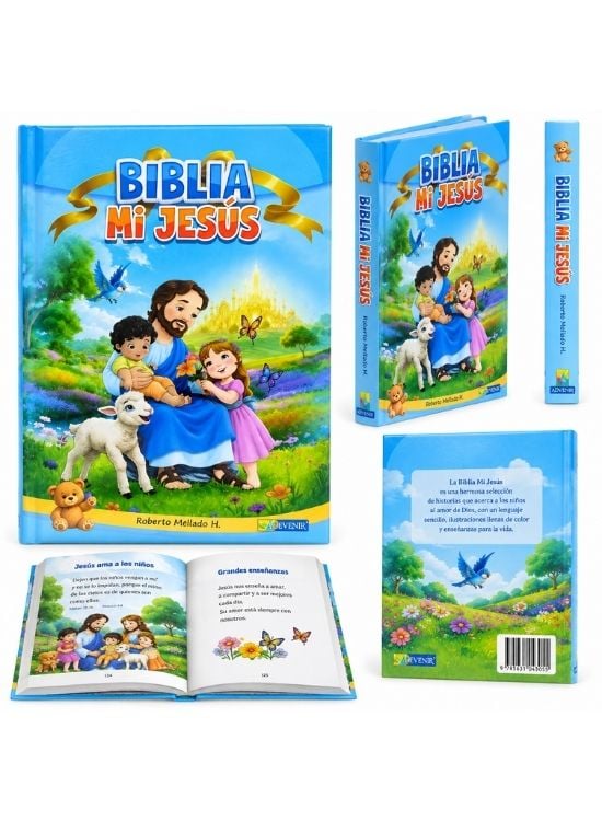 BIBLIA MI JESÚS INFANTIL AZUL – ADVENIR - 2